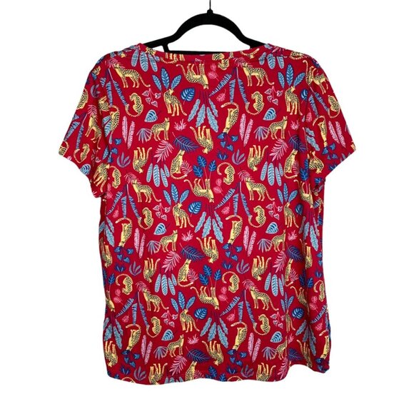 SECRET TREASURES 2 Piece Cheetah Pajama Set - Picture 3 of 9